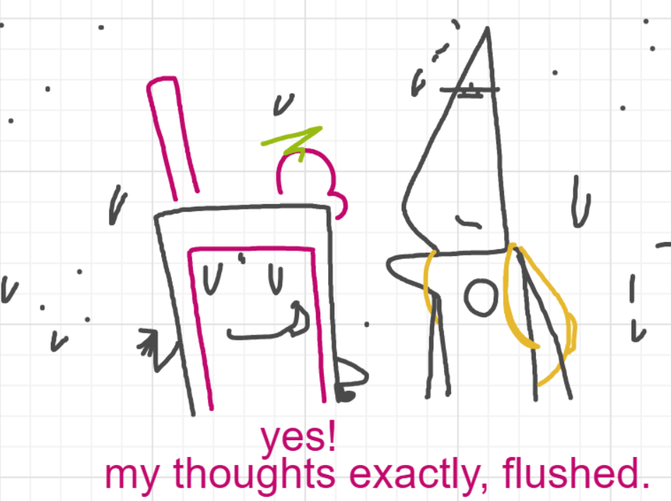 A panel from I've Been Everywhere, Man, episode nine of the Board Boards object show by Furretwalk/WalkingFurret.